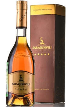 Коньяк Сараджишвили 5 звезд 0.5 л