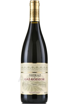 Gai-Kodzor Shiraz - вино Гай-Кодзор Шираз 0.75 л красное сухое