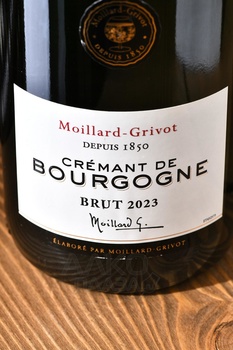 Moillard-Grivot Cremant de Bourgogne - вино игристое Моаяр-Гриво Креман де Бургонь 0.75 л белое брют