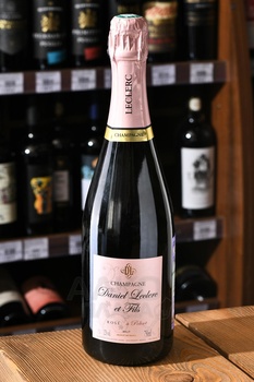 Daniel Leclerc & Fils Rose - шампанское Даниель Леклерк эт Фис Розе 0.75 л розовое брют