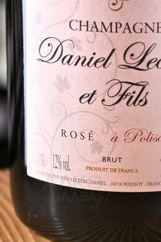 Daniel Leclerc & Fils Rose - шампанское Даниель Леклерк эт Фис Розе 0.75 л розовое брют