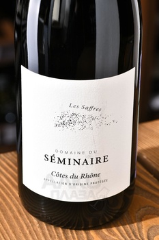 Domaine du Seminaire Les Saffres Cotes du Rhone - вино Домен дю Семинер Ле Сафр Кот дю Рон 0.75 л красное сухое