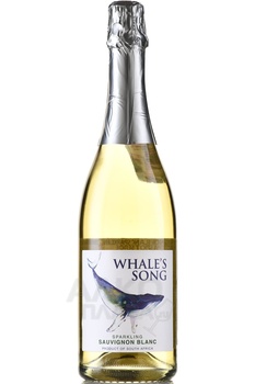 Whale Song Sauvignon Blanc - вино игристое Уэйлс Сонг Совиньон Блан 0.75 л белое экстра брют
