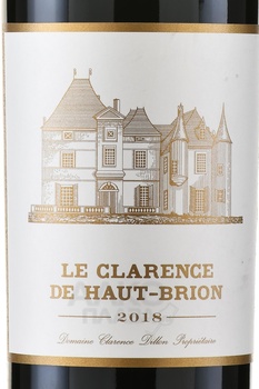 Le Clarence de Haut-Brion - вино Ле Кларанс де О-Брион 0.75 л красное сухое