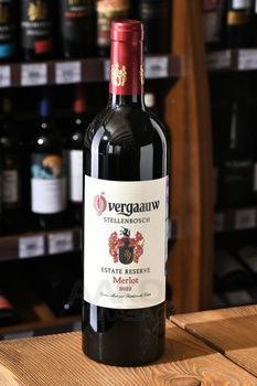 Overgaauw Estate Reserve Merlot - вино Овергаау Истейт Резерв Мерло 0.75 л красное сухое