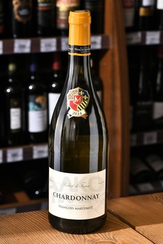 Francois Martenot Chardonnay - вино Франсуа Мартено Шардоне 0.75 л белое сухое