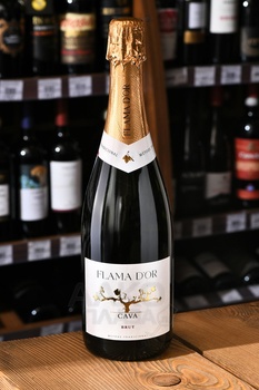 Cava Flama d’Or - вино игристое Кава Флама д’Ор 0.75 л белое брют