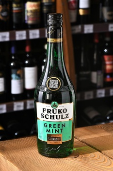 Fruko Schulz Green Mint - ликер Фруко Шульц Зеленая Мята 0.7 л