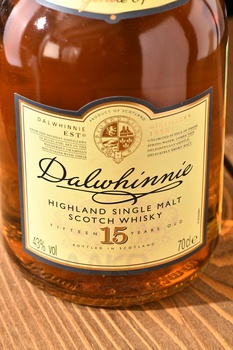 Dalwhinnie 15 years - виски Далвини 15 лет 0.75 л