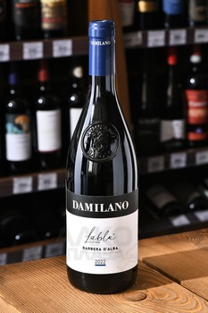 Damilano Lablu Barbera d`Alba DOC - вино Дамилано Лаблю Барбера д`Альба 0.75 л красное сухое