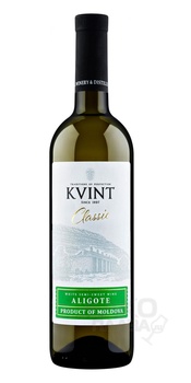 Kvint Aligoté Classic - вино Квинт Алиготе Классик 0.75 л белое полусладкое