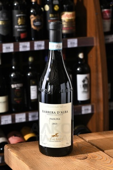 Barbera d’Alba Paolina DOC - вино Барбера д’Альба ДОК Паолина 0.75 л красное сухое