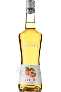 Monin Creme de Peche - ликер Монин Персик 0.7 л