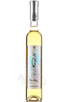 Fanagoria Ice Wine Riesling - вино Фанагория Ледяное Вино Рислинг 0.375 л белое сладкое в тубе