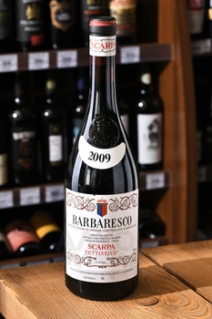 Scarpa Barbaresco Tettineive - вино Барбареско Теттиневе 2009 год 0.75 л красное сухое