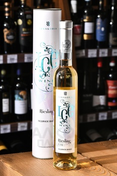 Fanagoria Ice Wine Riesling - вино Фанагория Ледяное Вино Рислинг 0.375 л белое сладкое в тубе