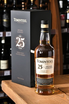 Tomintoul Speyside Glenlivet - виски Томинтоул Спейсайд Гленливет 25 лет 0.7 л
