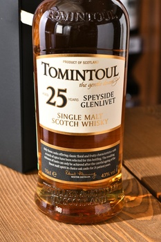 Tomintoul Speyside Glenlivet - виски Томинтоул Спейсайд Гленливет 25 лет 0.7 л
