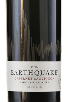 Earthquake Cabernet Sauvignon - вино Эрскуэйк Каберне Совиньон 0.75 л красное сухое