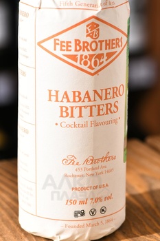 Fee Brothers Habanero - биттер Фи Бразерс Хабанеро 0.15 л