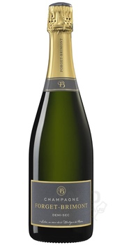 Champagne Forget-Brimont Demi-Sec - шампанское Форже-Бримон 0.75 л белое полусладкое