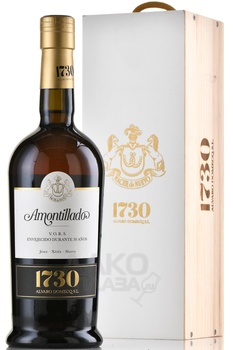 Alvaro Domecq 1730 Amontillado VORS - херес Альваро Домек 1730 Амонтильядо ВОРС 0.75 л в д/у