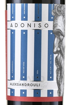Вино Адонисо Александроули 0.75 л красное сухое