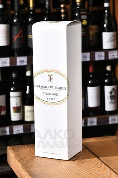 Tholomies Brut Cremant de Limoux AOC - вино игристое Толоми Креман де Лиму 0.75 л белое брют в п/у