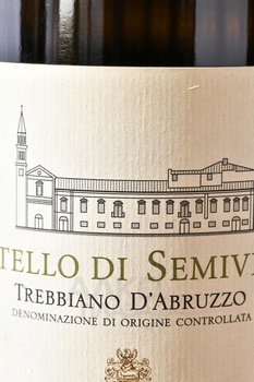Masciarelli Castello di Semivicoli Trebbiano d’Abruzzo DOC - вино Кастелло ди Семивиколи Треббиано Дабруццо 0.75 л белое сухое