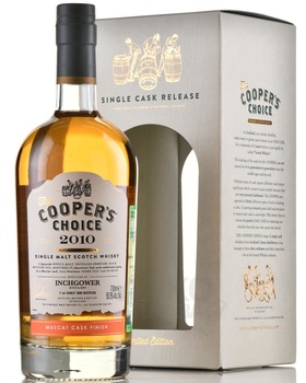 The Cooper’s Choice Inchgower Muscat Cask Finish - виски Зе Куперс Чойс Инчговер Мускат Каск Финиш 0.7 л в п/у