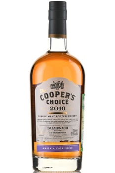 The Cooper’s Choice Dalmunach Marsala Cask Finish - виски Зе Куперс Чойс Далмунах Марсала Каск Финиш 0.7 л в п/у