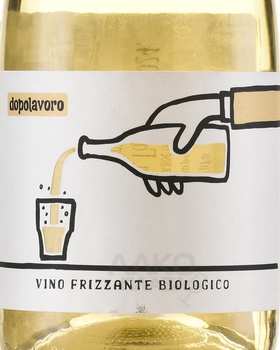 Corvezzo Dopolavoro Frizzante Biologico - вино игристое Корвеццо Дополаворо Фриззанте Биолоджико 0.75 л белое брют