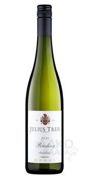Riesling trocken QbA Julius Treis - вино Рислинг трокен Юлиус Трайс 0.75 л