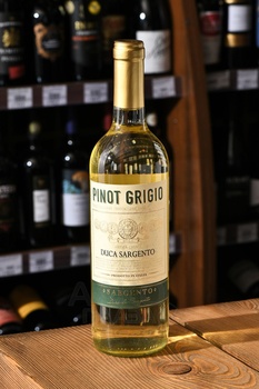 Duca Sargento Pinot Grigio - вино Дука Сардженто Пино Гриджио 0.75 л белое сухое