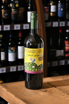 Primosole Pinot Grigio Terre Siciliane - вино Примосоле Пино Гриджио Терре Сичилиане 0.75 л белое сухое