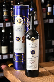 Distillerie Poli Grappa di Sassicaia - граппа Ди Болгери Сассикай 0.5 л