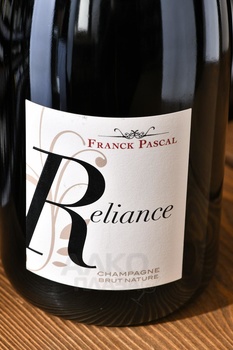 Champagne Franck Pascal Reliance - шампанское Шампань Франк Паскаль Рельянс 0.75 л белое экстра брют