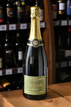 Claude Cazals Cuvee Vive Blanc de Blancs Grand Cru - шампанское Казаль Кюве Вив Блан де Блан Гран Крю 0.75 л белое экстра брют