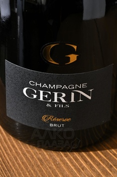Gerin & Fils Reserve Brut - шампанское Жерин и Филс Резерв Брют 0.75 л белое брют в п/у