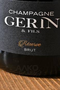 Gerin & Fils Reserve Brut - шампанское Жерин и Филс Резерв Брют 0.75 л белое брют в п/у