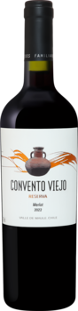 J. Bouchon Convento Viejo Merlot Reserva - вино Х.Бушон Конвенто Вьехо Мерло Резерва 0.75 л красное сухое