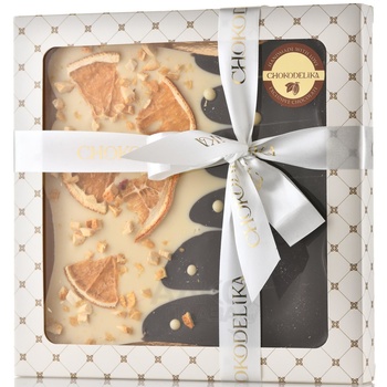 Шоколад Чокоделика тёмный с украшением Шоколадный Дуэт 200 г