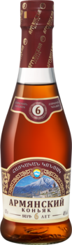 Armenian Brandy 6 yo - коньяк Армянский 6 лет 0.25 л