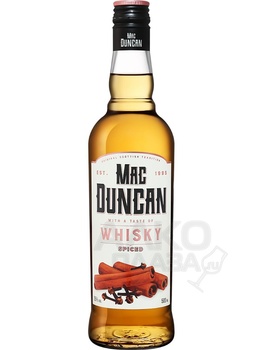 Mac Duncan Whisky Spiced - виски Мак Дункан Спайсд 0.5 л