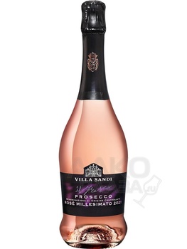 Il Fresco Rose Millesimato Prosecco DOC Villa Sandi - игристое вино Иль Фреско Розе Миллезимато Просекко DOC Вилла Санди 0.75 л розовое