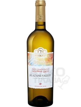 Alazani Valley Chateau Manavi - вино Алазанская долина Шато Манави 0.75 л