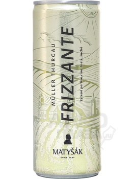 Muller-Thurgau Frizzante Vino Matysak - игристое вино Мюллер-Тургау Фриззанте Вино Матышак 0.25 л