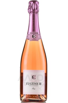 Eugene III Rose Brut - шампанское Еужен III Розе Брют 0.75 л розовое брют