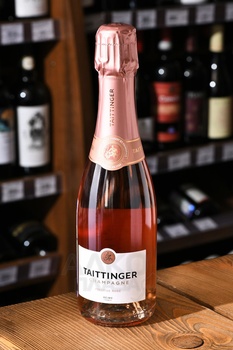 Taittenger Prestige Rose Brut - шампанское Тэтэнже Престиж Розе Брют 0.375 л розовое брют