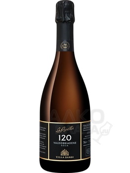 La Rivetta 120 Extra Brut Prosecco Valdobbiadene Superiore DOCG Villa Sandi - игристое вино Ла Риветта 120 Экстра Брют Просекко Вальдоббьядене Супериоре DOCG Вилла Санди 0.75 л